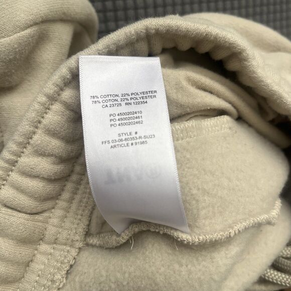 Aritzia TNA Cozy Sweatfleece Mega Cargo Sweatpants Women's Straight Leg Beige XL - Picture 4 of 10